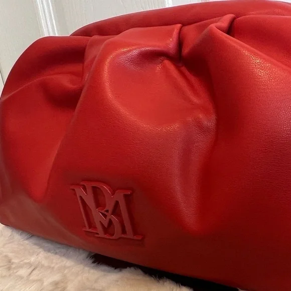 BADGLEY MISCHKA LOGO CROSSBODY BAG RED NEW WITH TAGS - Picture 8 of 14